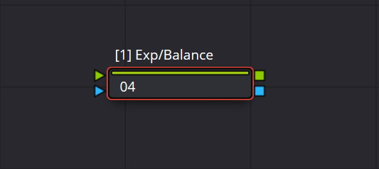 Exposure Balance Node