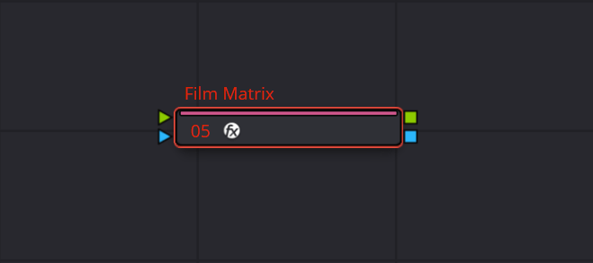 Film Matrix Color Node