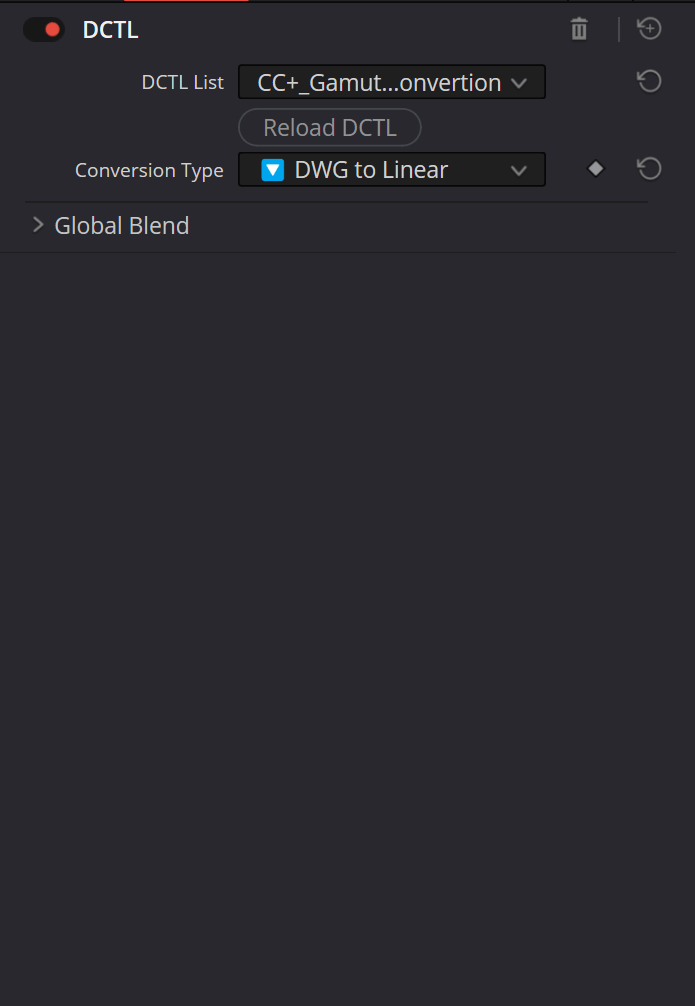 Gamut Conversion DCTL
